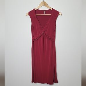 Thyme Maternity Red Sleeveless Pregnancy Lightweight Business Casual Size Small